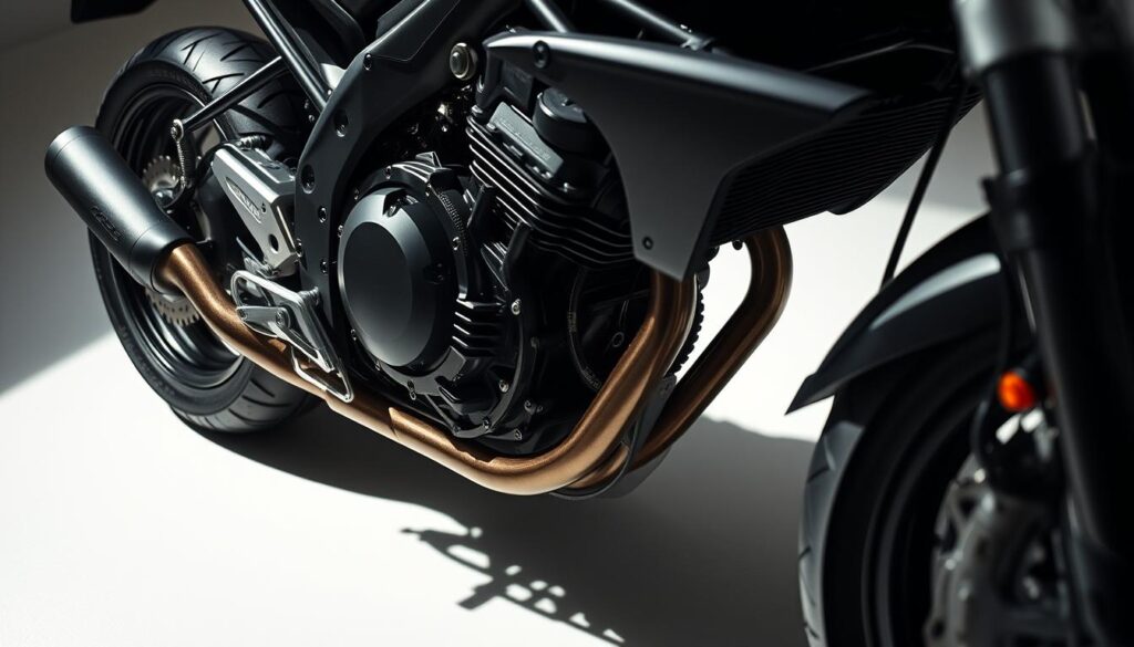 Výkonný motocyklový motor