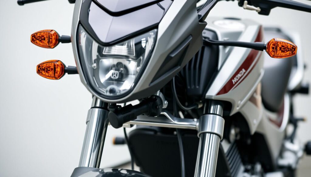 bezpečnostní prvky motocyklu