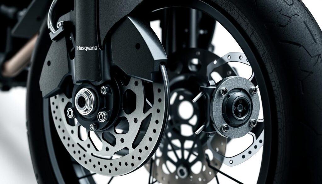 brzdový systém motocyklu