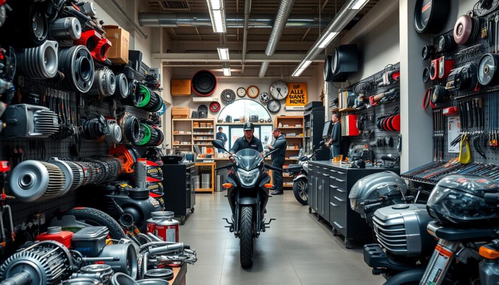 dostupnost náhradních dílů moto