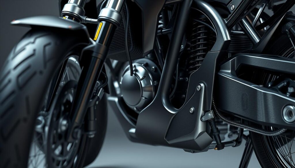 podvozek a odpružení motocyklu