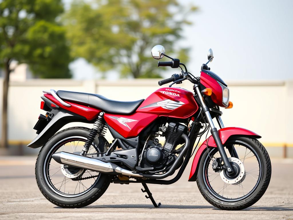 Honda CB125F - nejspolehlivější motorka 125 ccm v červené barvě Honda CB125F - nejspolehlivější motorka 125 ccm v červené barvě