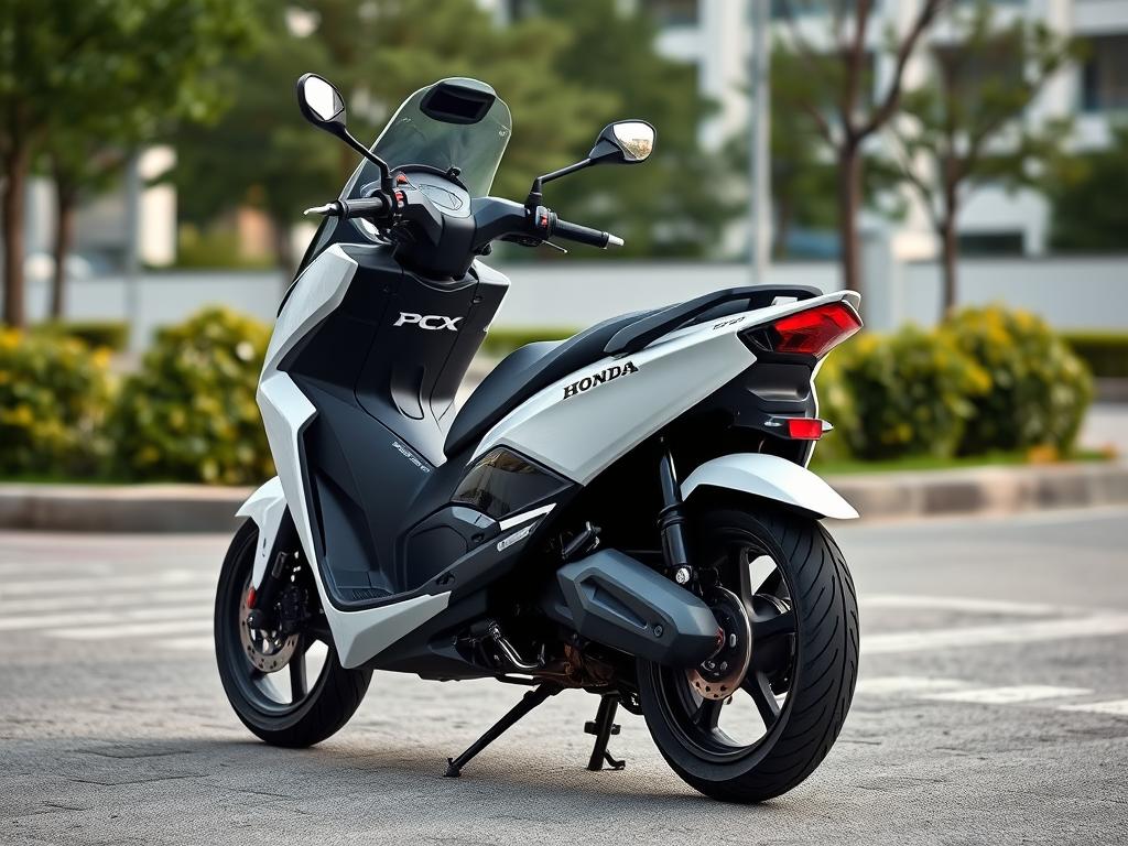 Honda PCX 125 - nejspolehlivější skútr 125 ccm v bílé barvě Honda PCX 125 - nejspolehlivější skútr 125 ccm v bílé barvě