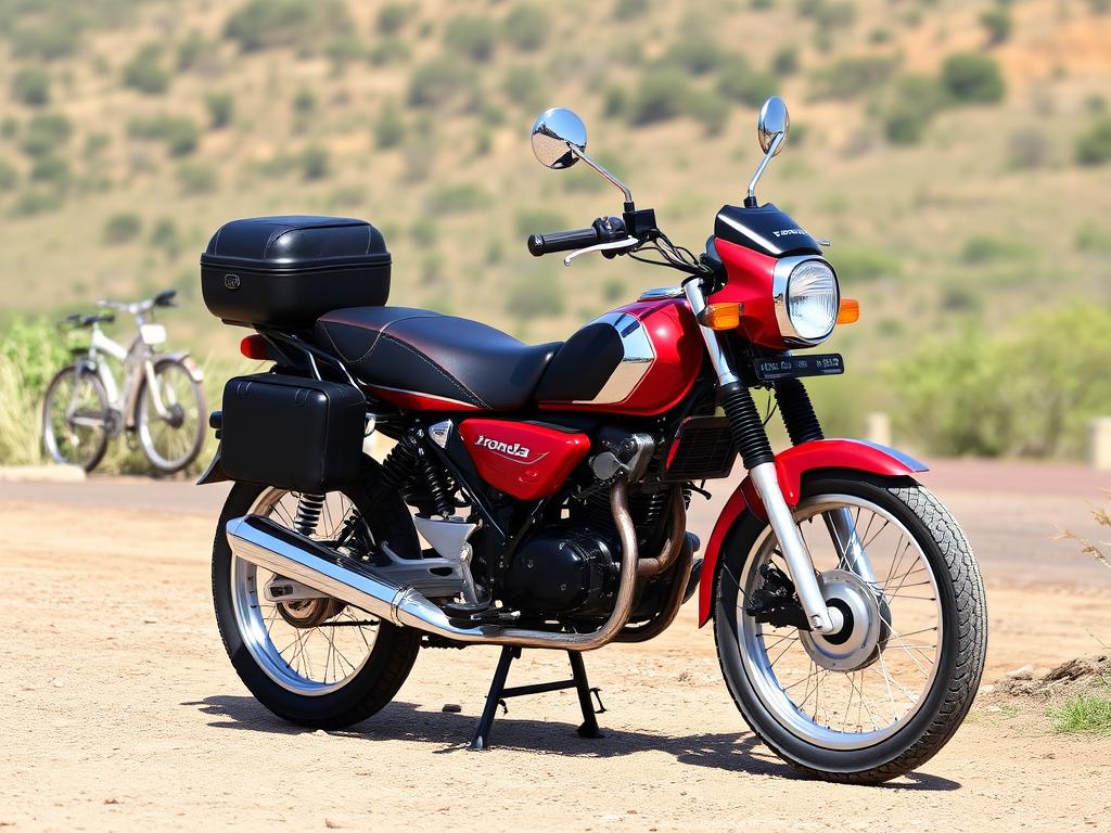 Honda XL125V Varadero - nejspolehlivější adventure motorka 125 ccm v červené barvě Honda XL125V Varadero - nejspolehlivější adventure motorka 125 ccm v červené barvě