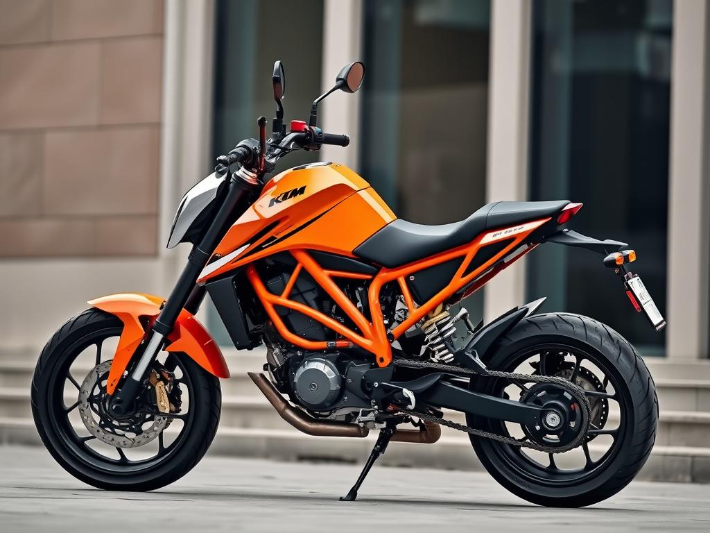 KTM Duke 125 - nejspolehlivější motorka 125 ccm v oranžové barvě KTM Duke 125 - nejspolehlivější motorka 125 ccm v oranžové barvě
