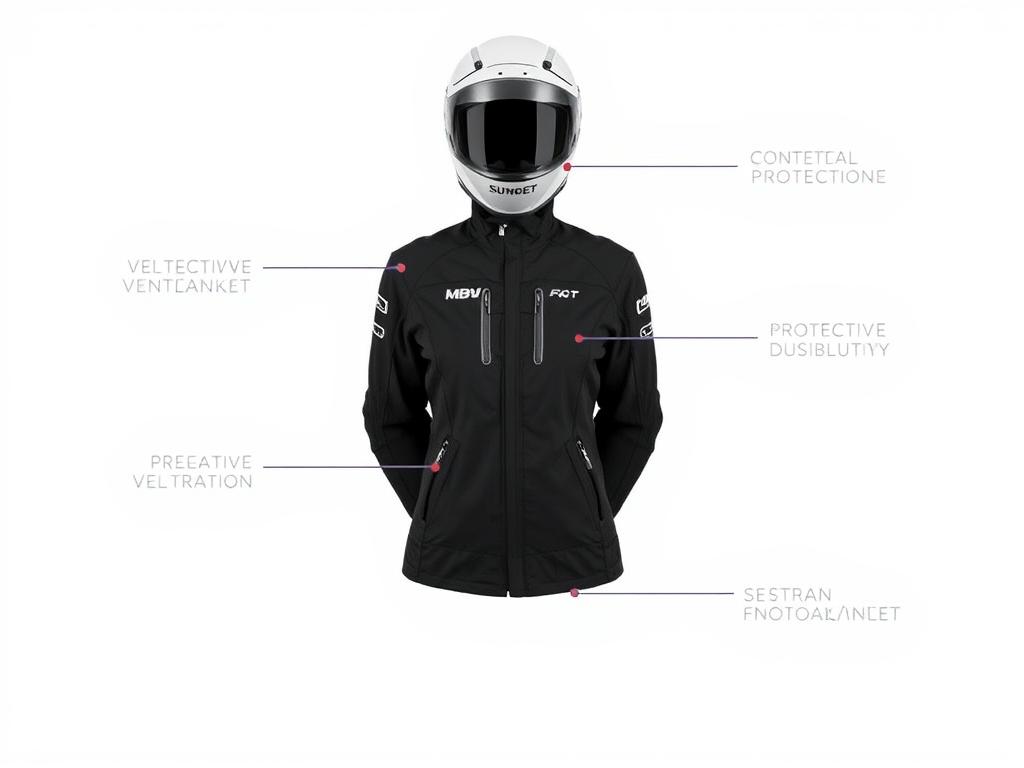 Lehká textilní bunda MBW SUMMER JACKET v černém provedení Lehká textilní bunda MBW SUMMER JACKET v černém provedení