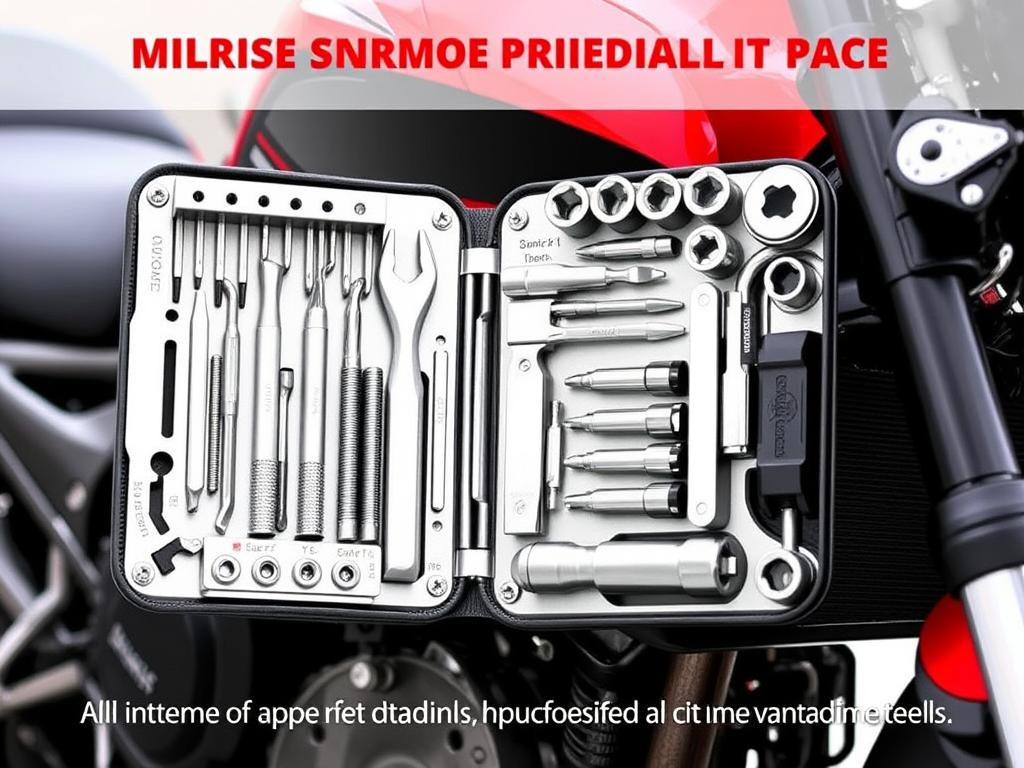 Multifunkční moto nářadí v kompaktním pouzdře