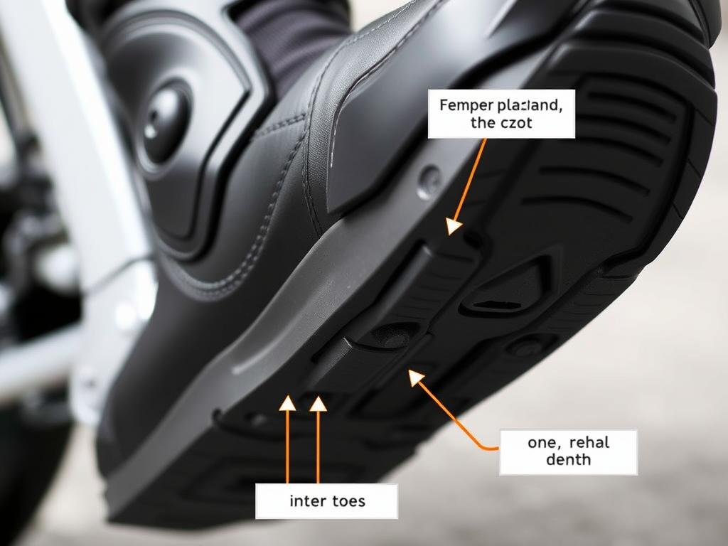 Ochranné prvky v městských moto botách