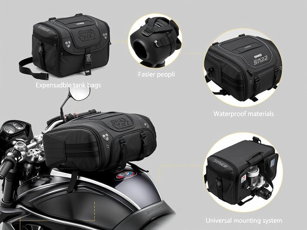 SHAD E22 tankvak - nejlepší moto tankvak pro všestranné použití