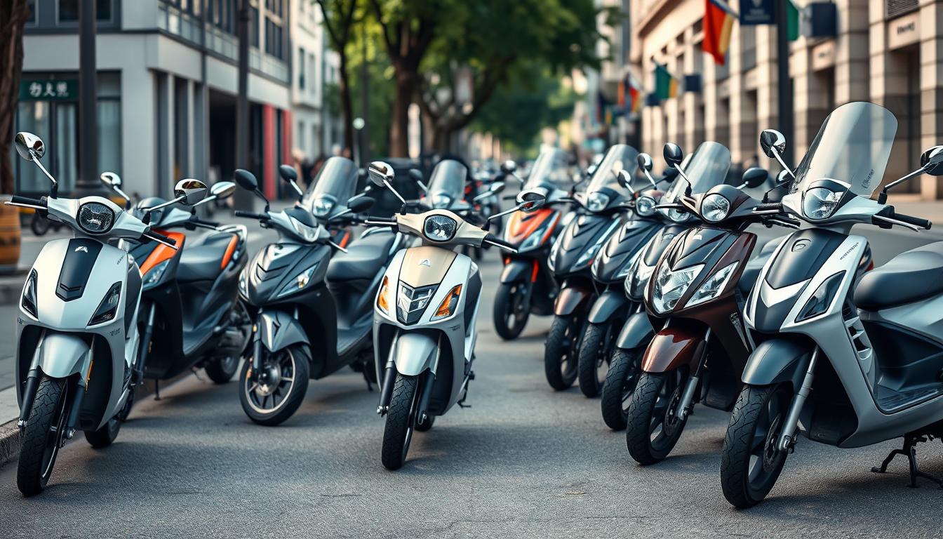 Srovnání top 10 skútrů 125 2025 na silnici