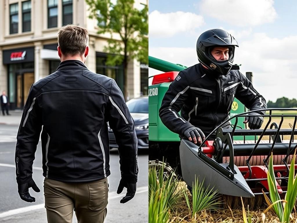 Univerzální moto bunda Ozone Rider vhodná pro město i práci s kombajnem