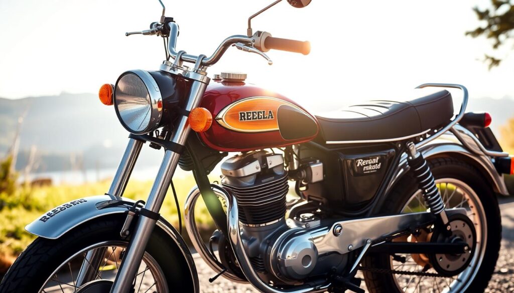 Zrenovovaná retro motorka 125 s kvalitními náhradními díly Zrenovovaná retro motorka 125 s kvalitními náhradními díly