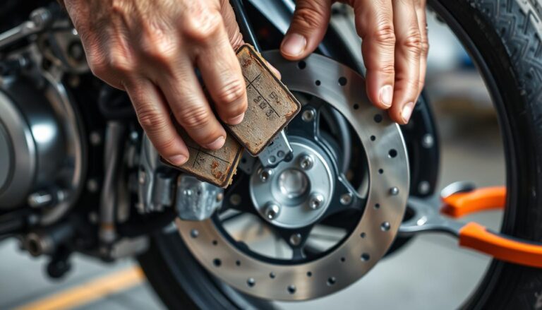 výměna brzdových destiček