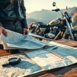 dlouhá cesta na motorce plán