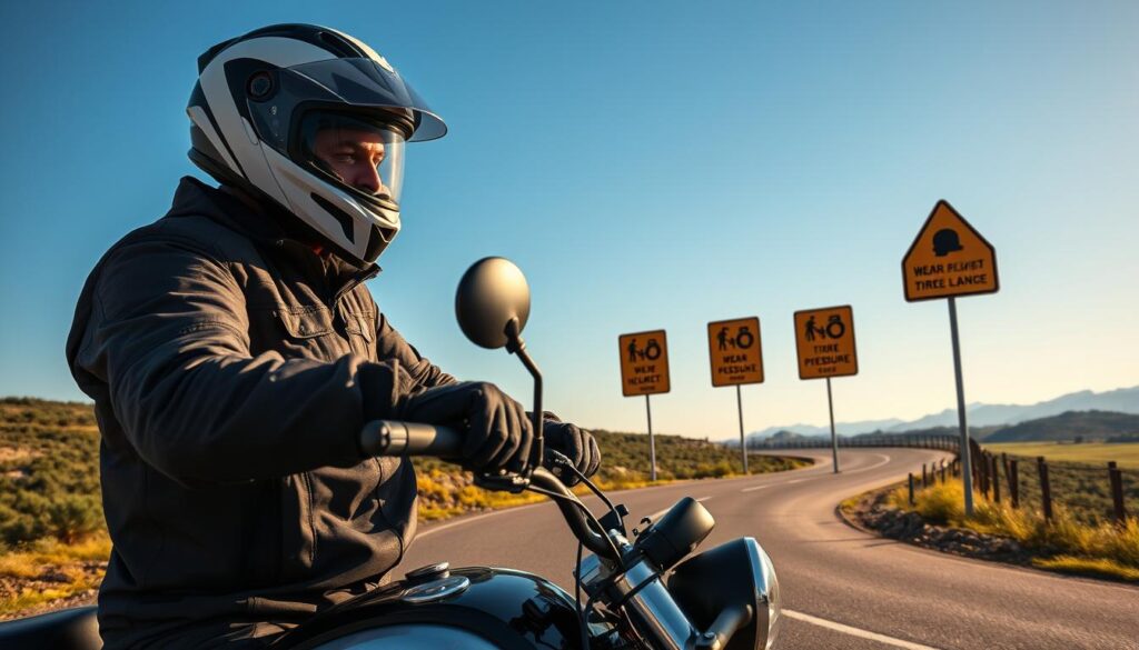 bezpečnostní tipy pro motorkáře