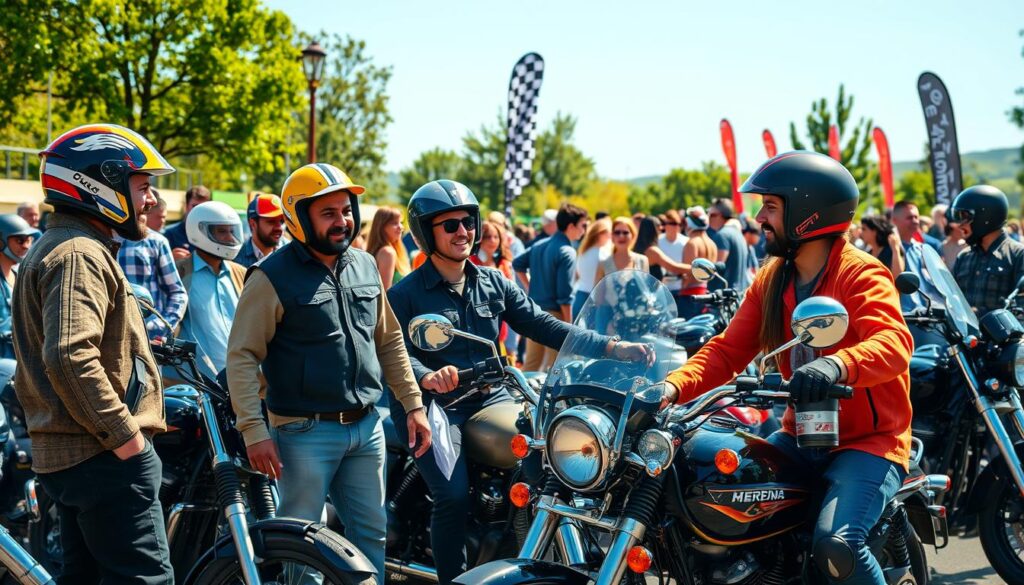 motorkářský sraz účastníci