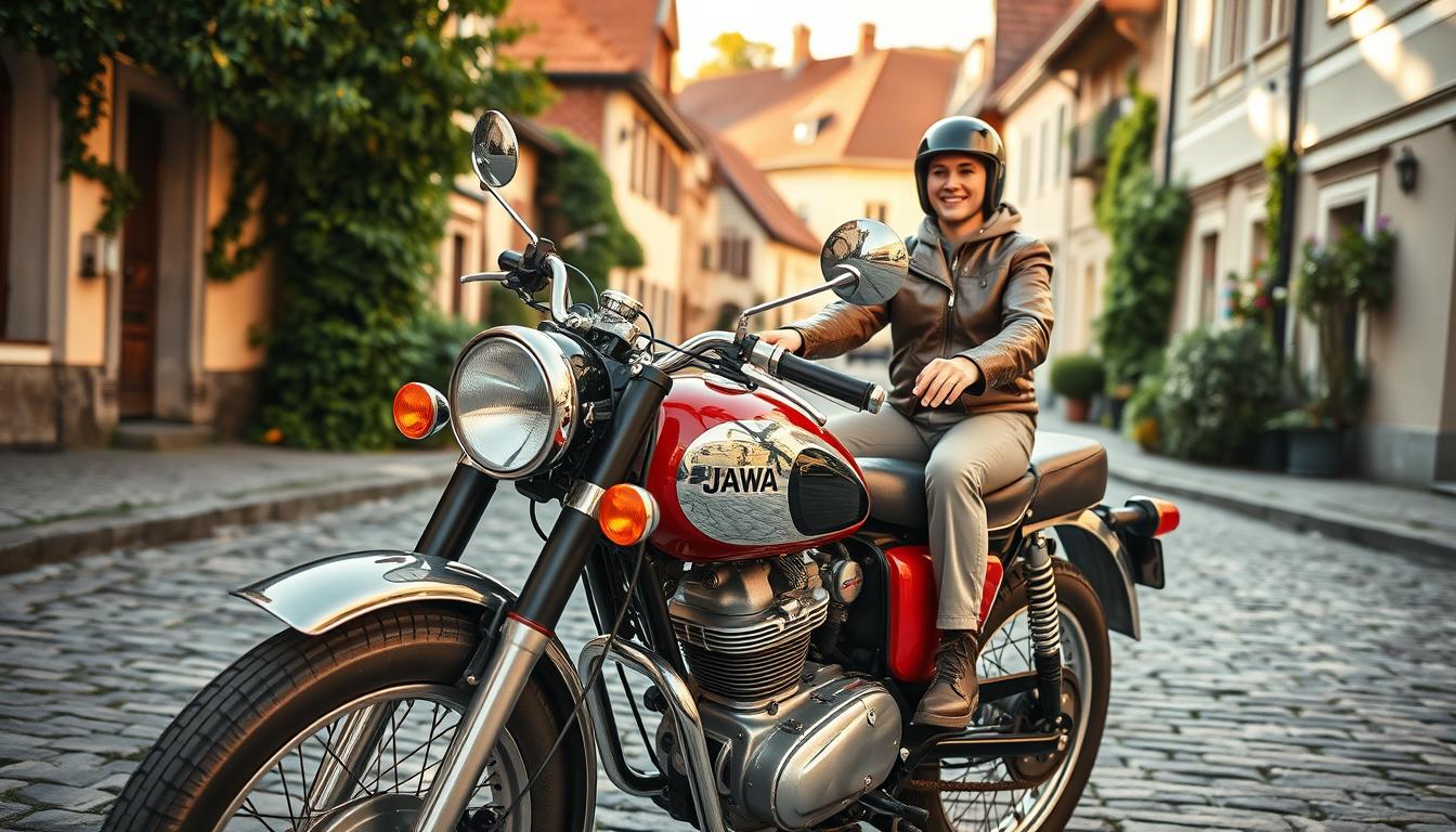 retro jízda Jawa zážitek