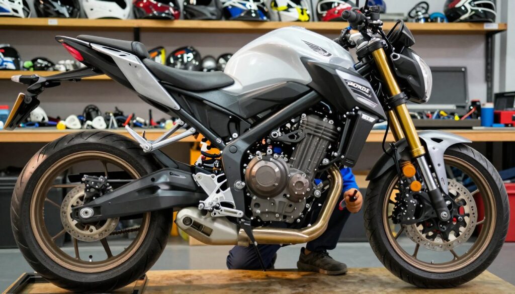 detailní analýza podvozku motocyklu