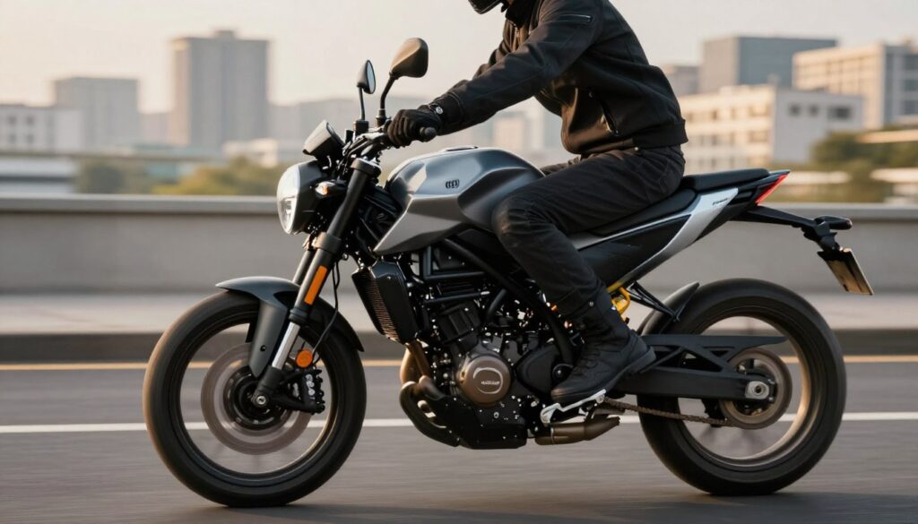 jízdní vlastnosti motocyklu svartpilen 125