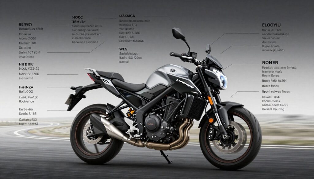 technické parametry motocyklu