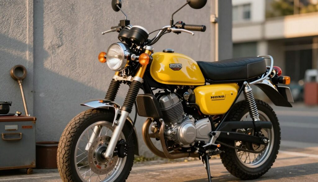 technické specifikace a výkon retro motorky