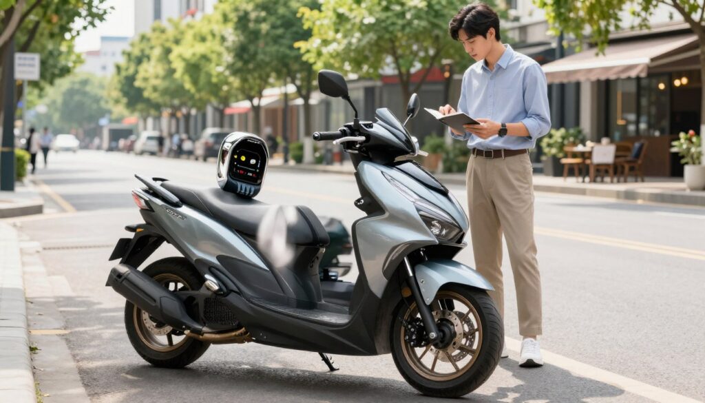 ekonomika spotřeba paliva maxiskútr