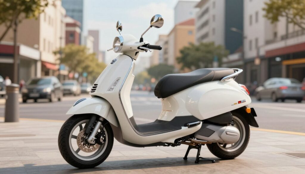 jízdní vlastnosti a výkon skútru