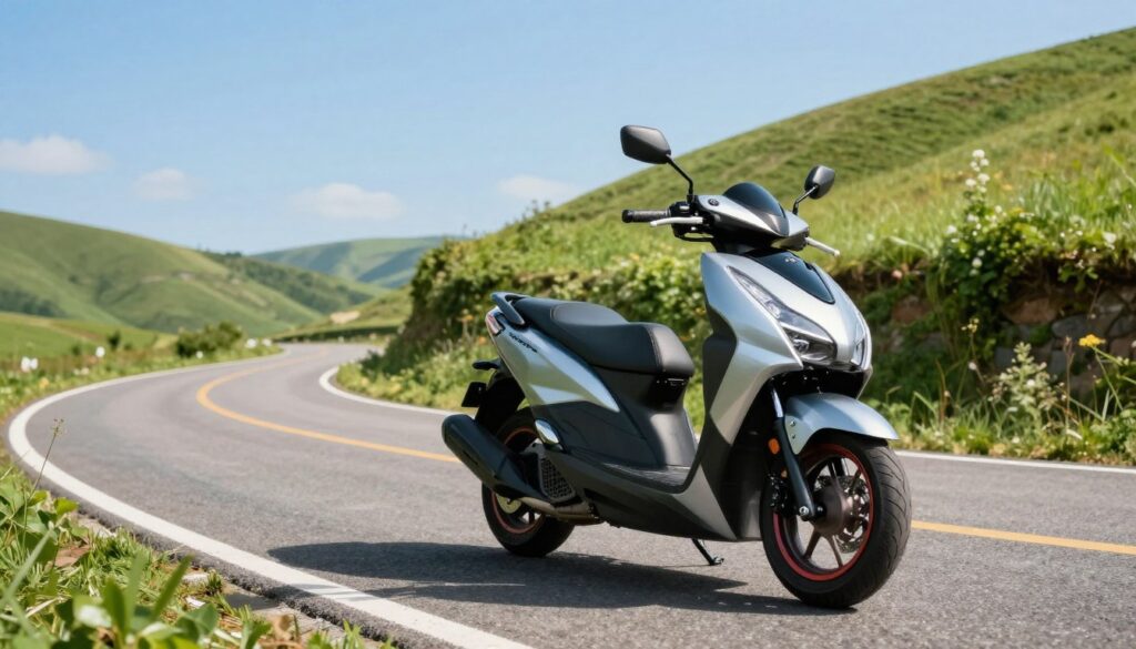 jízdní vlastnosti maxiskútru