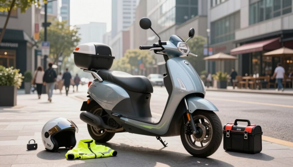 Doporučená výbava a příslušenství ke skútru 125 ccm