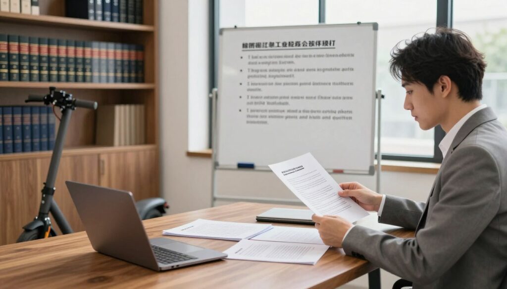 právní podmínky elektroskútru