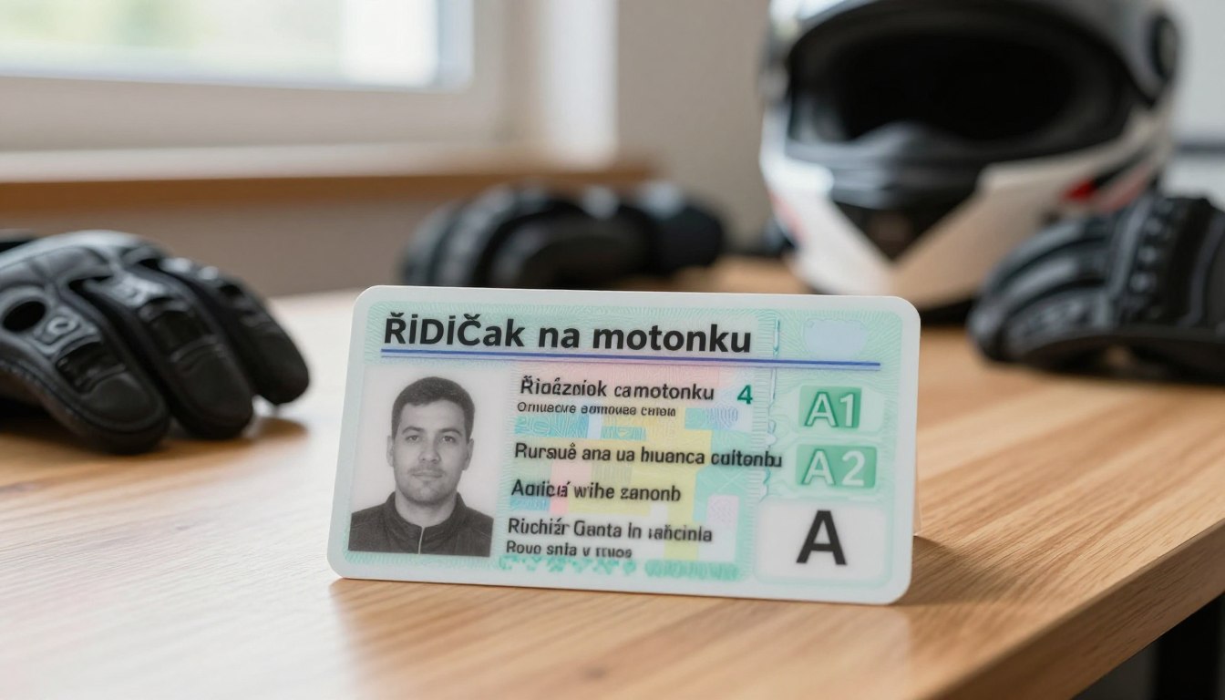 řidičák na motorku