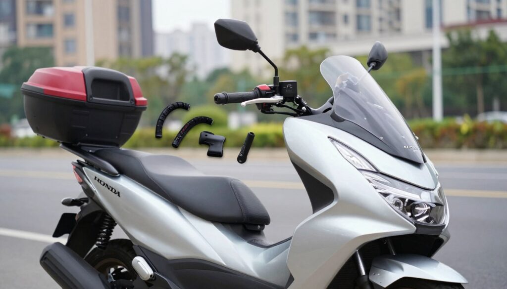 výbava a doplňky skútru