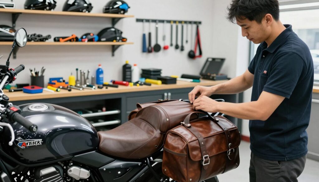 Praktické tipy pro montáž a údržbu brašen na motorku