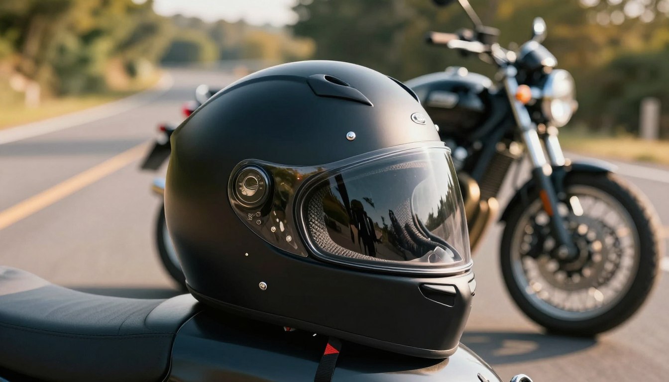 helma na motorku