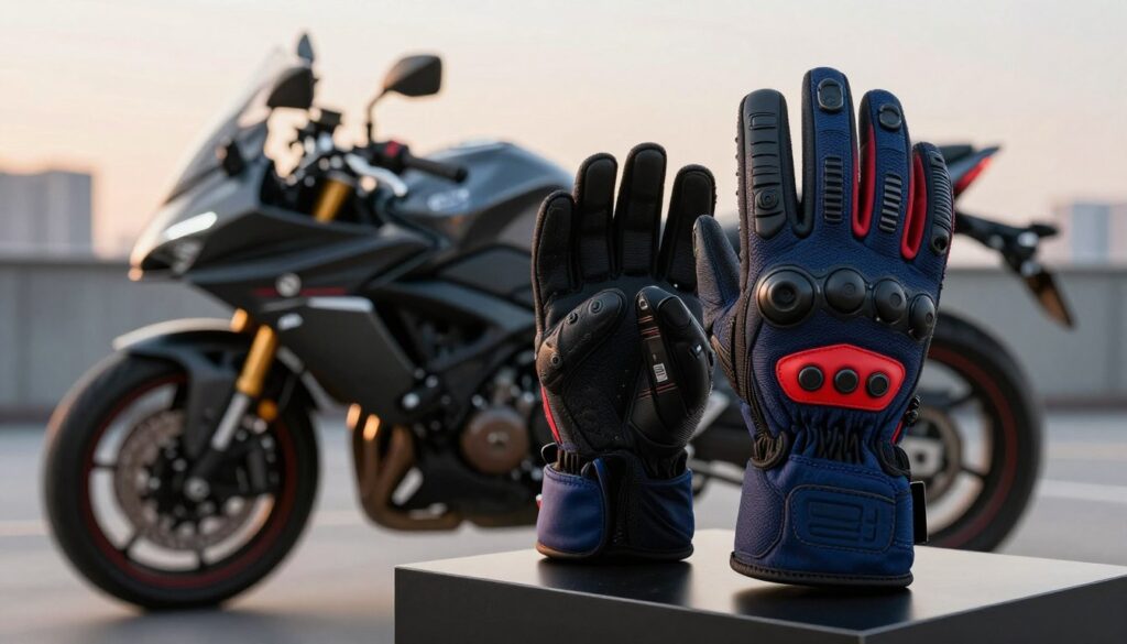 motorkářské trendy a design rukavic